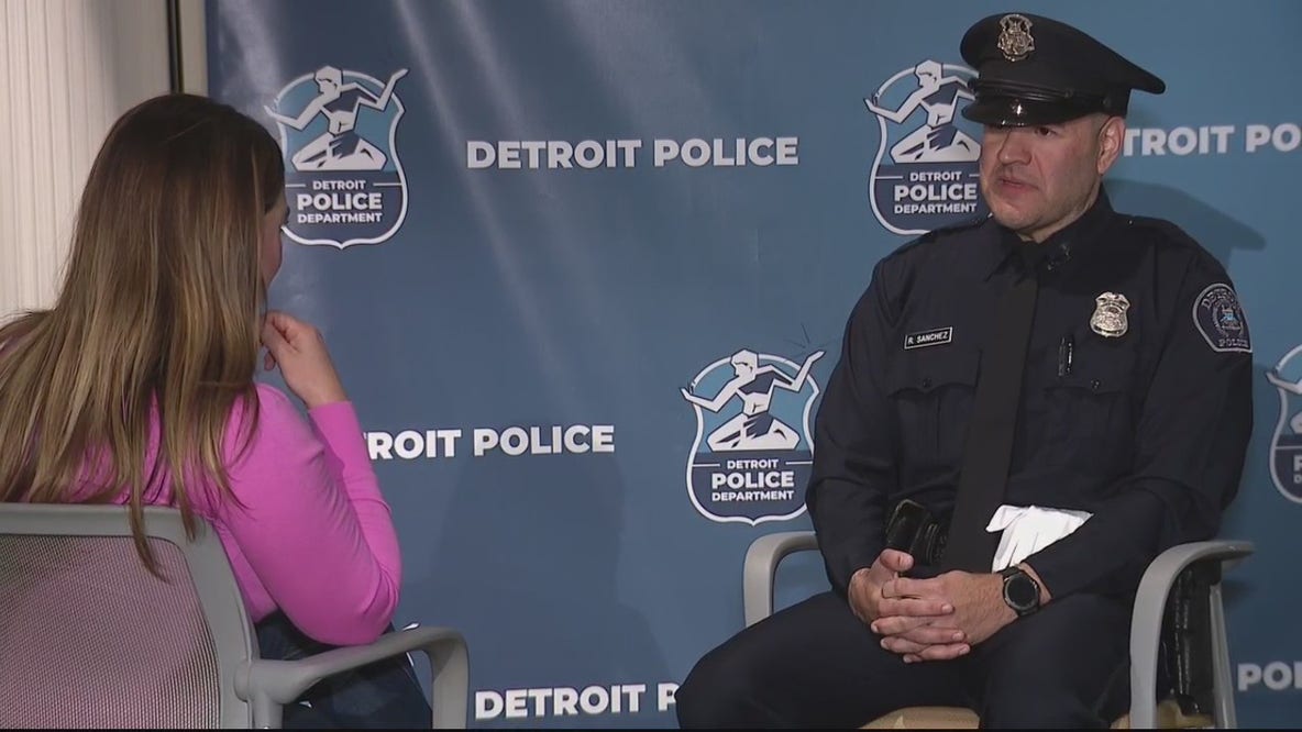 Detroit police officer wounded in line of duty earns award for tenacity
